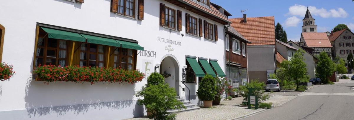 Outside view of Romantik Hotel | Restaurant Hirsch on the Swabian Alb
